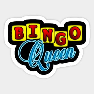 Bingo Queen Sticker
